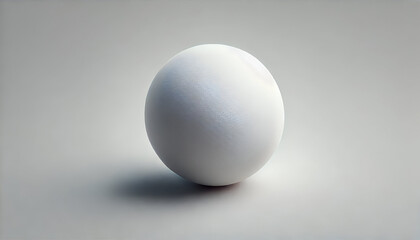 Fototapeta premium white ball on white background