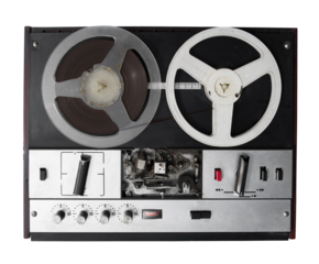 Vintage audio tape recorder
