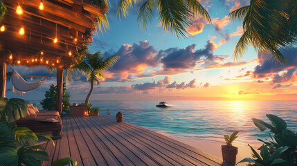 serene tropical haven