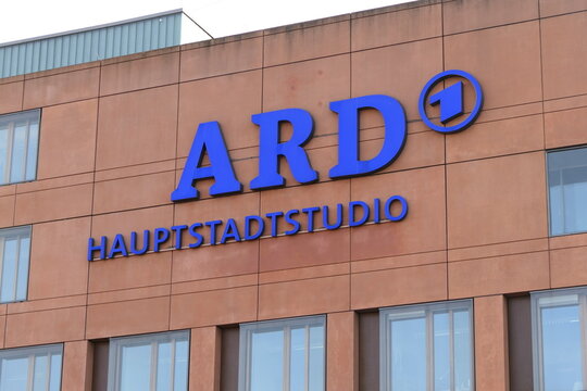 ARD Symbol At The Hauptstadtstudio, German For Capital Studio, In Berlin