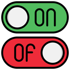 interface management Lineal Color Icon