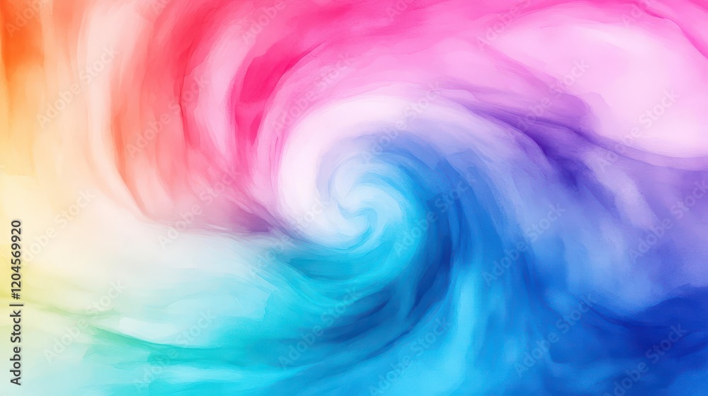Poster vibrant abstract background featuring colorful swirl patterns in vivid hues creating a dynamic and e