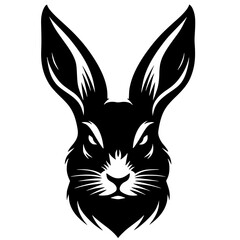 Rabbit demon silhouette