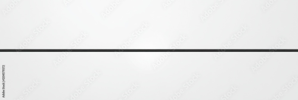 Fototapete simple black line against a bright white background creates a striking minimalist visual effect in m
