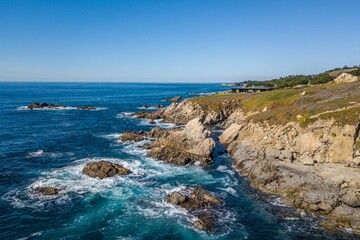 Coastal Cliffs in Carmel, California