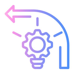 operation Line Gradient Icon