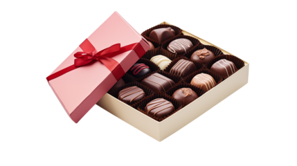 Luxury Chocolate Gift Box Gourmet Chocolates Assorted Sweets Elegant Packaging Valentines Day Gift Romantic Treat Delicious Chocolates Sweet Gift Chocolate Assortment Premium Chocolates