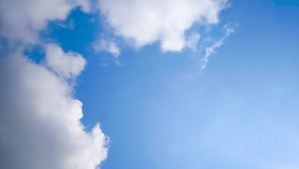 Blue sky and clouds for background