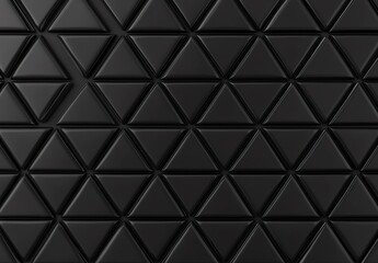 Fototapeta premium Futuristic High Tech dark background with a triangular shapes