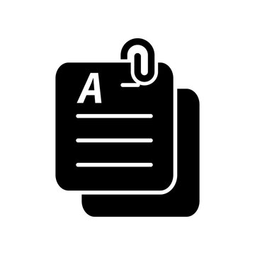 Document icon design template