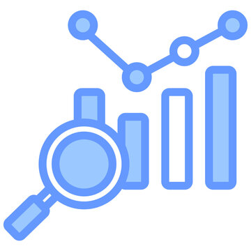 Analysis Blue Icon