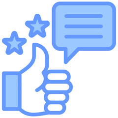 Reputation Blue Icon