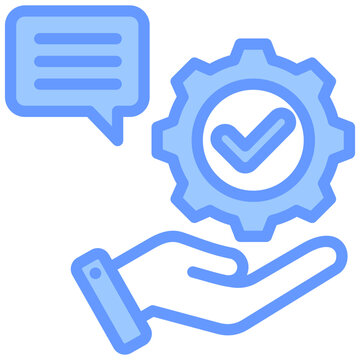 Responsibility Blue Icon