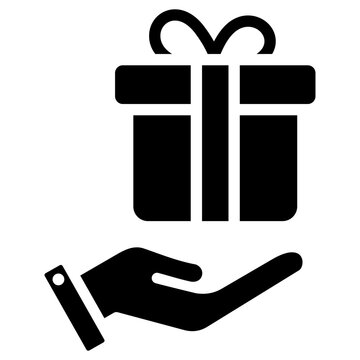 Gift Glyph Icon