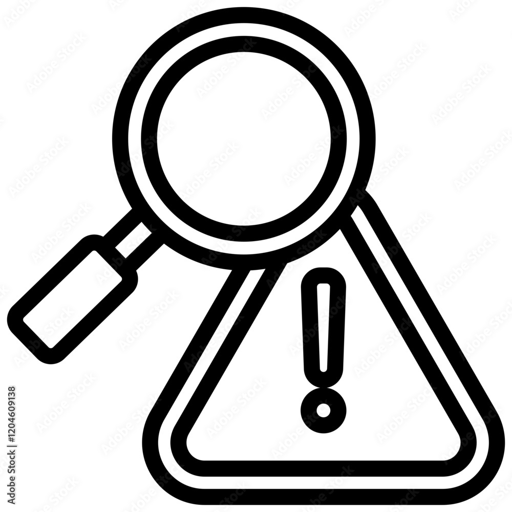 Poster Problem Identification Outline Icon