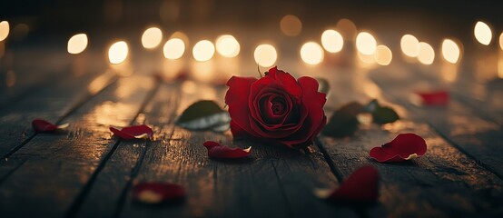 Convey your love through a heartfelt Valentine's Day note accompanied by an elegant and romantic image.