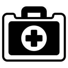 Stylized First Aid Kit Icon