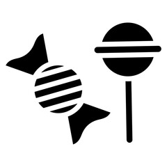 Candy  Icon Element For Design
