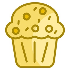 Muffin  Icon Element For Design