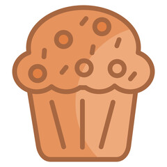 Muffin  Icon Element For Design