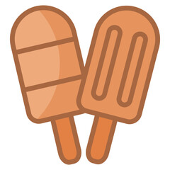 Popsicle  Icon Element For Design