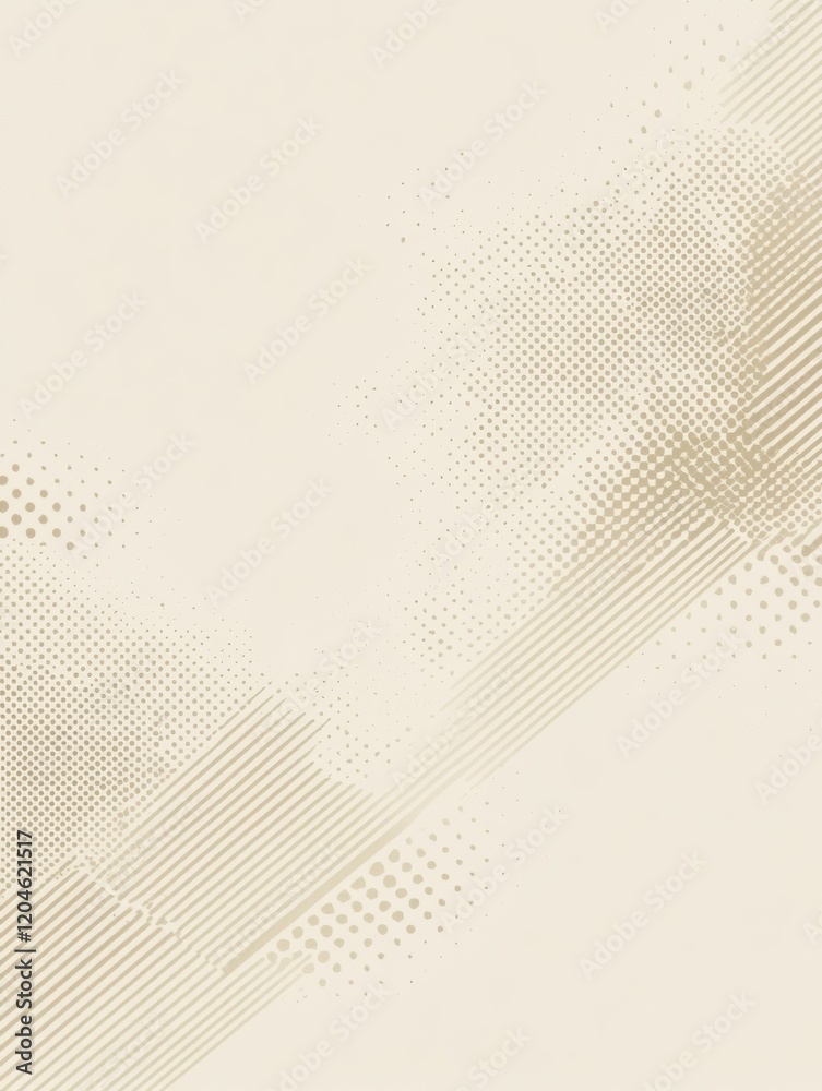 Poster Abstract pattern design featuring soft colors and geometric shapes for modern artistic decor in a contemporary setting. Generative AI