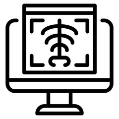 Digital X-ray Imaging System on Computer Screen
