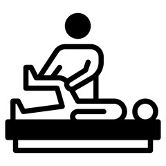 Physical Therapy Session Illustration