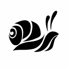 illustration vector graphic of design abstract tribal art snail for tattoo