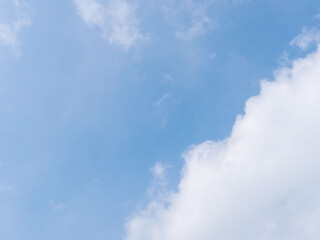 Obraz premium 1月の空の白い雲204