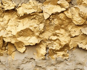 Fototapeta premium Golden Rock Wall Texture Background Abstract Art