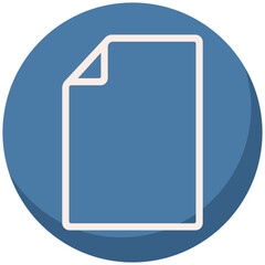 Document, file icon vector
