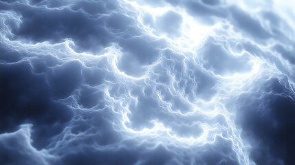 Abstract Image of Luminescent Cloudscape