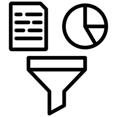 Data Tool Outline Icon