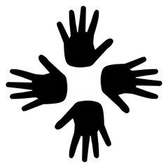 Fototapeta premium Hands vector