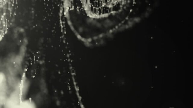 4K Abstract Colors BG Sand Dust Universe, Colors, the scattering of the sands, their scattering, the scattering of the pieces as a particular, the background display. - 4K Stok video