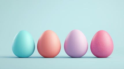 Traditional dyed Easter eggs, representing cultural customs and festive practices
