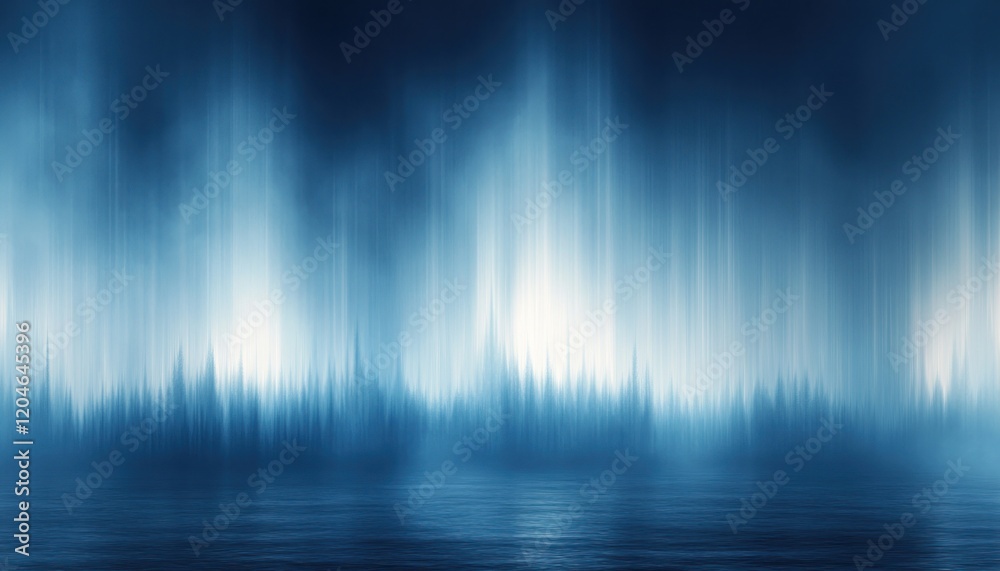 Aufkleber abstract blue vertical lines background design soft textured 3d render impressionism