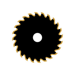 saw blade vector design,carpentry tool logo design,vintage,badge,editable design
