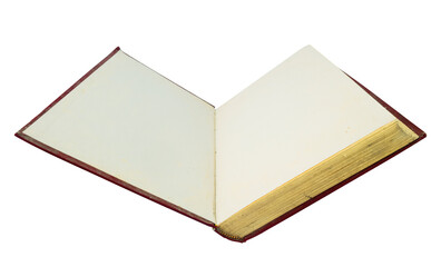 open book isolated on white