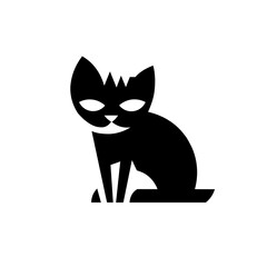 Cat logo ilustration