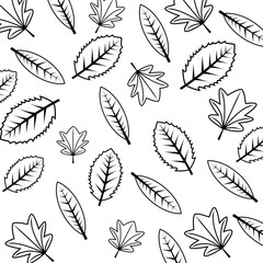 Fototapeta premium Aesthetic leaves background vector