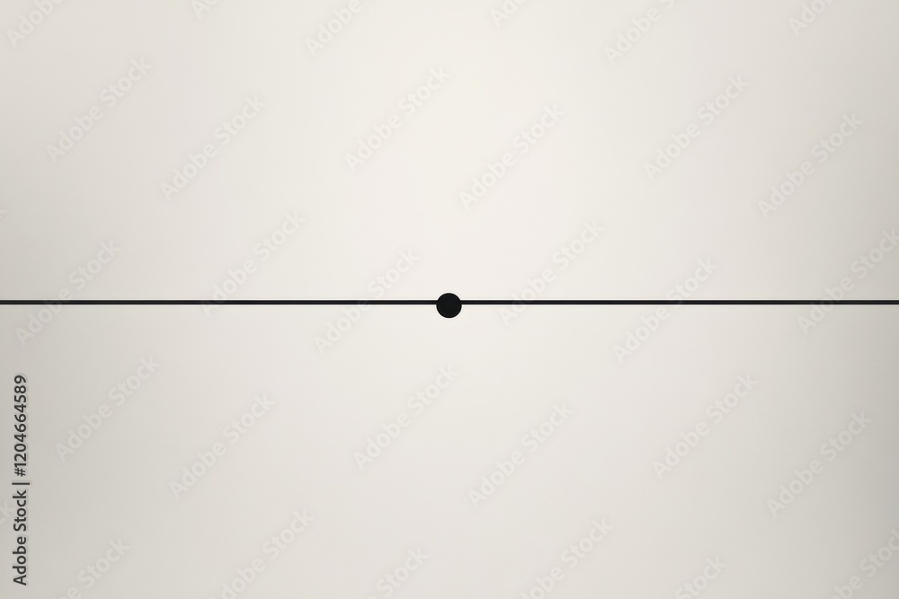 Aufkleber minimalist design featuring a central dot on a neutral background in a contemporary art style. gener