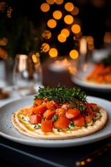 Delicious Roasted Tomato Herb Pita Bread Appetizer