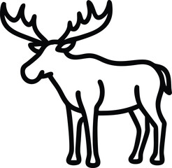 moose outline icon