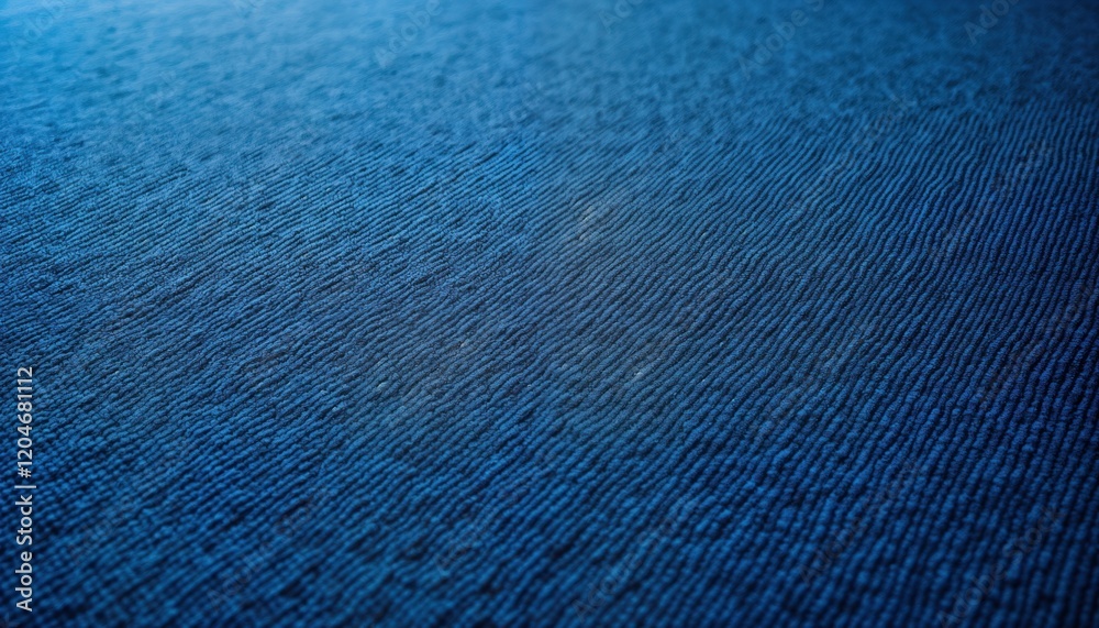 Poster closeup view of blue textured carpet. design shows repeating pattern. ideal for interior design proj