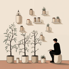 illustration of a plant