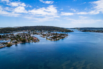 St Huberts Island is located within the Brisbane Water at its southern end. Its closest neighbour is Ettalong and is less than five kilometres from both Umina and Woy Woy