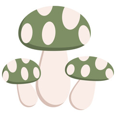 Cute mushroom vector