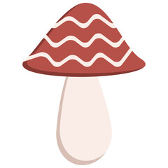 Cute mushroom vector